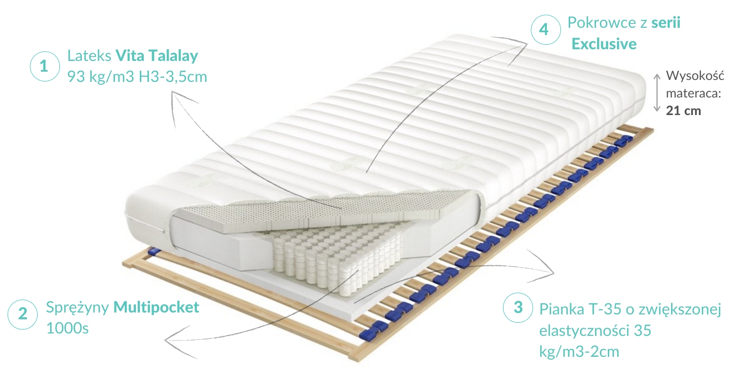 Budowa Multipocket Talalay H4